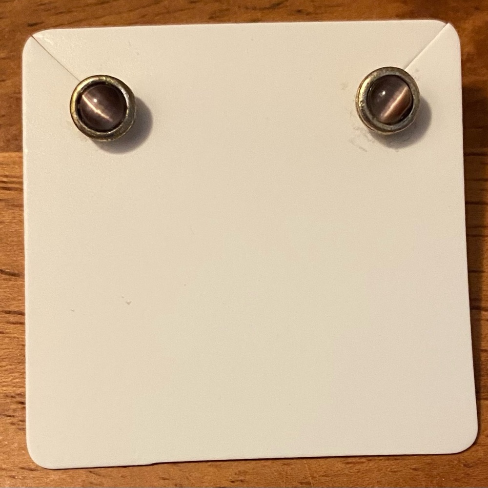 Vintage Tiger’s Eye earrings NEW